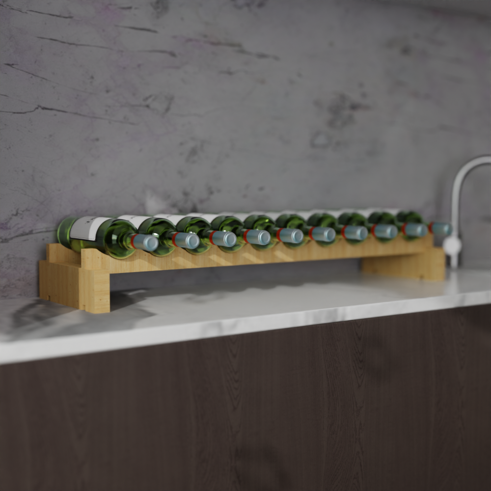 10 Bottle Modular Wine Rack