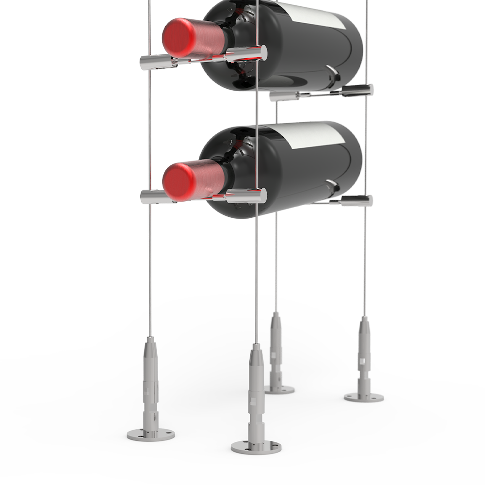 Cable Wine Rack - Wine Stash